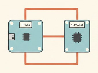 автономная солнечная зарядная станция с журналом на EEPROM