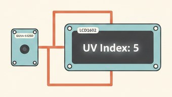 УФ-метр на GUVA-S12SD с выводом на LCD1602