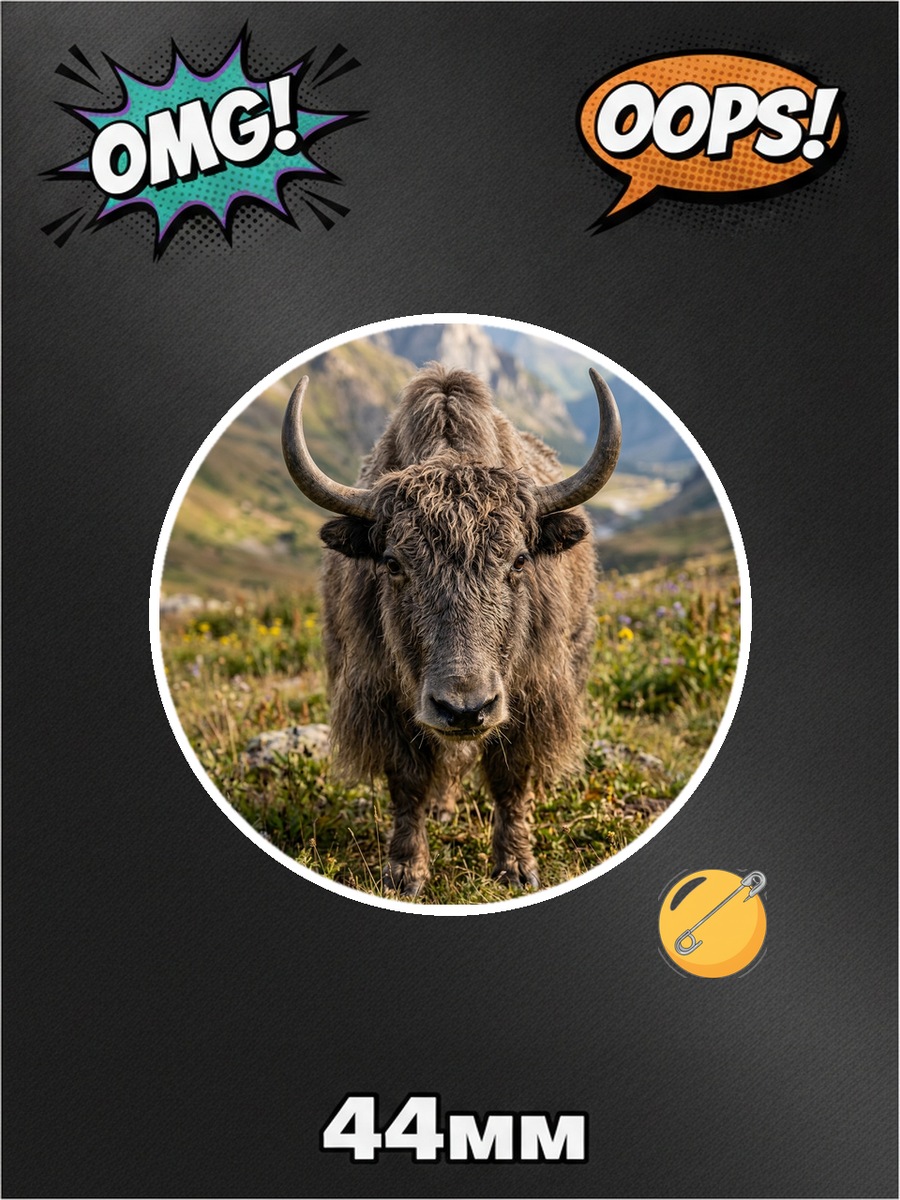 Значок як, фото №1, на рюкзак, 1 штука картинка №1