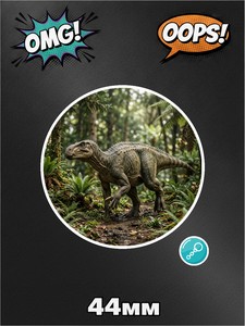Брелок игуанодон, фото №6, для ключей, сумки, рюкзака, 1 штука