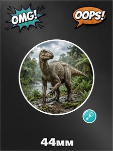Брелок игуанодон, фото №1, для ключей, сумки, рюкзака, 1 штука