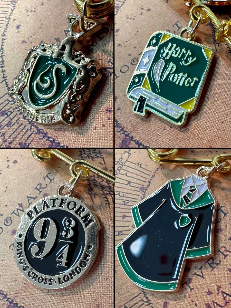 Булавка Гарри Поттер брошь с подвесками картинка №2