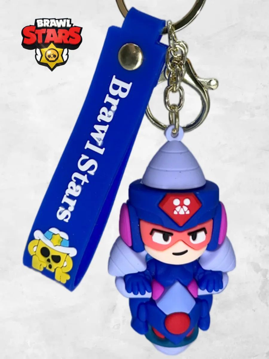 Брелок Brawl Stars подвеска Ультраджеки для ключей, сумки картинка №2