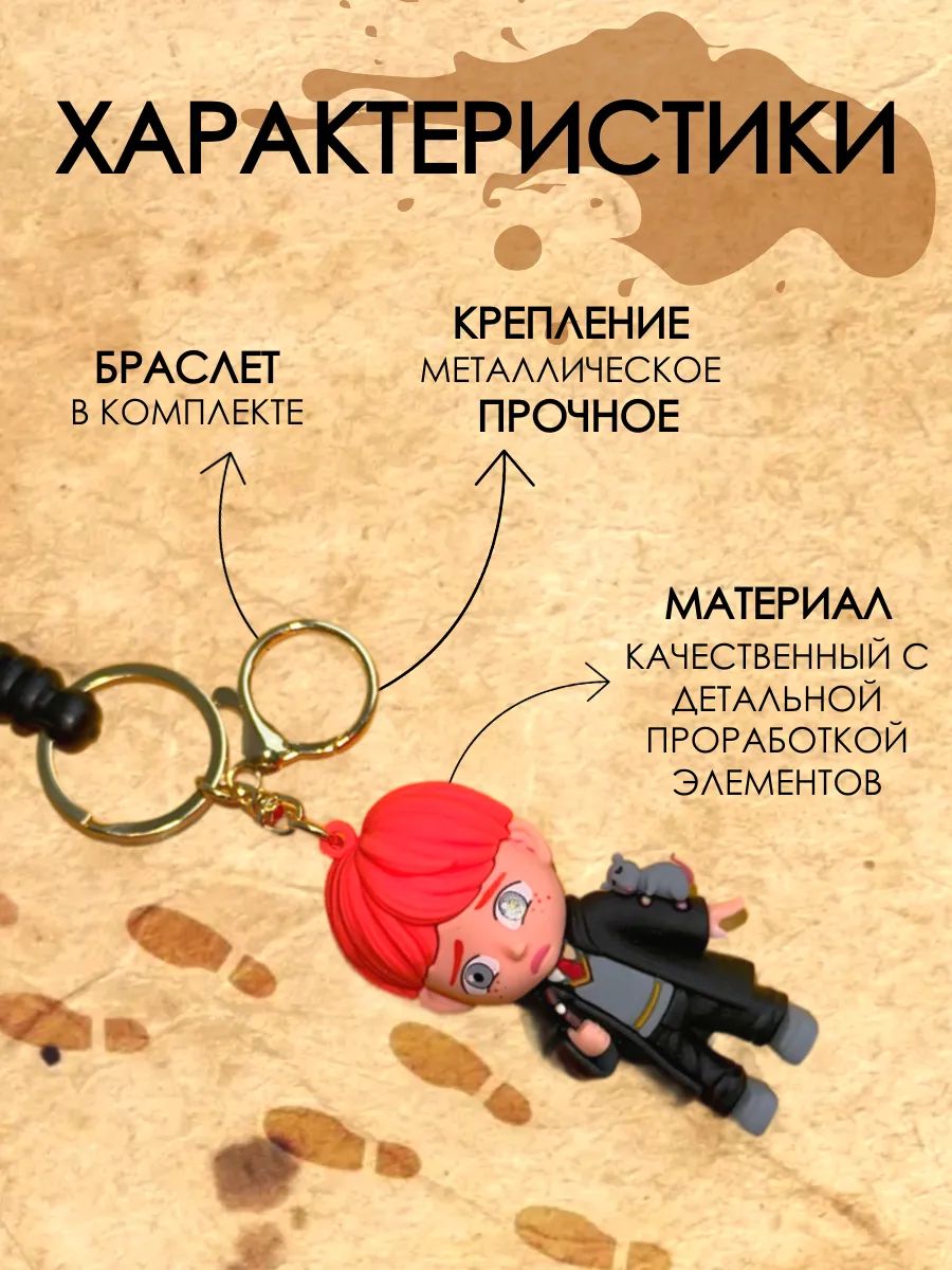 Брелок Гарри Поттер подвеска Рон картинка №4