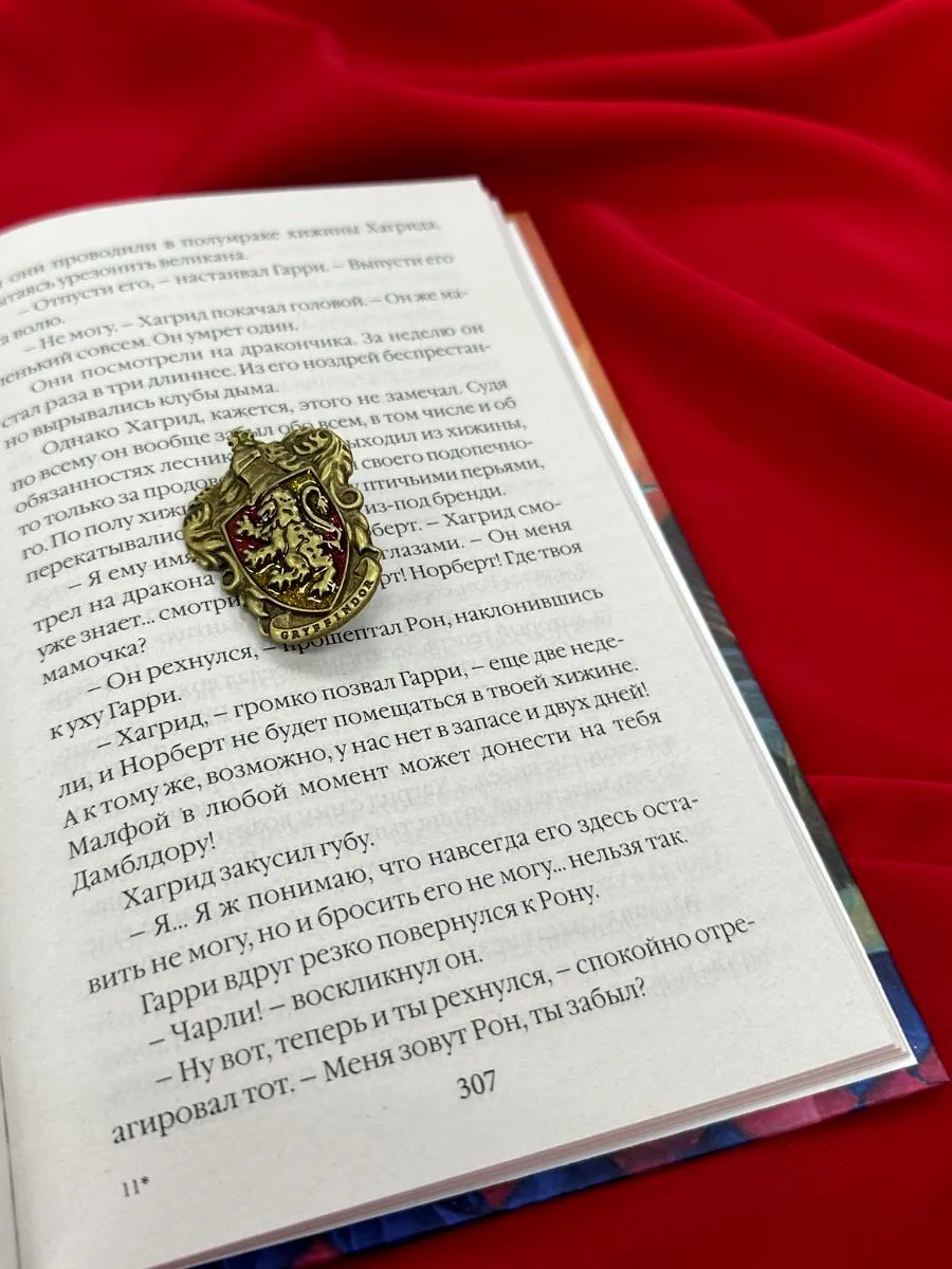 Значок Гарри Поттер металлический на рюкзак картинка №4