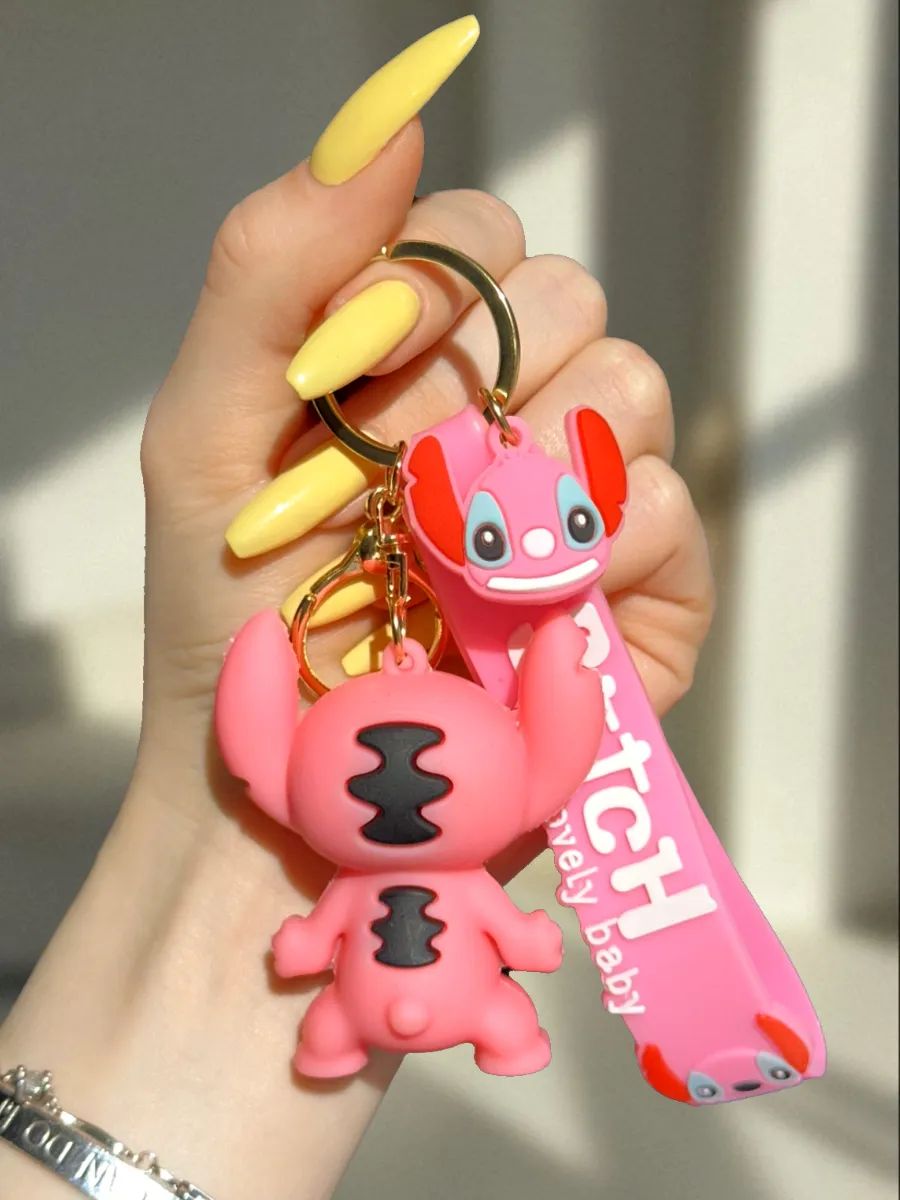 Брелок подвеска Стич подвеска для ключей, сумки, телефона картинка №3