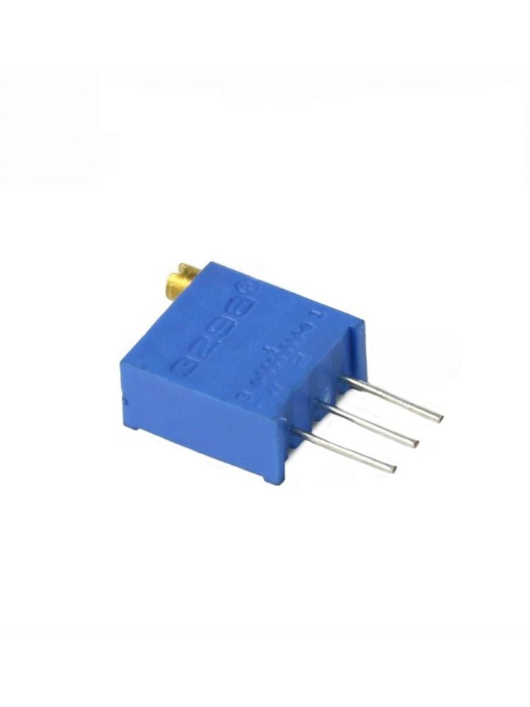 Подстроечный резистор 3296W 500 Ом код 501 картинка №2