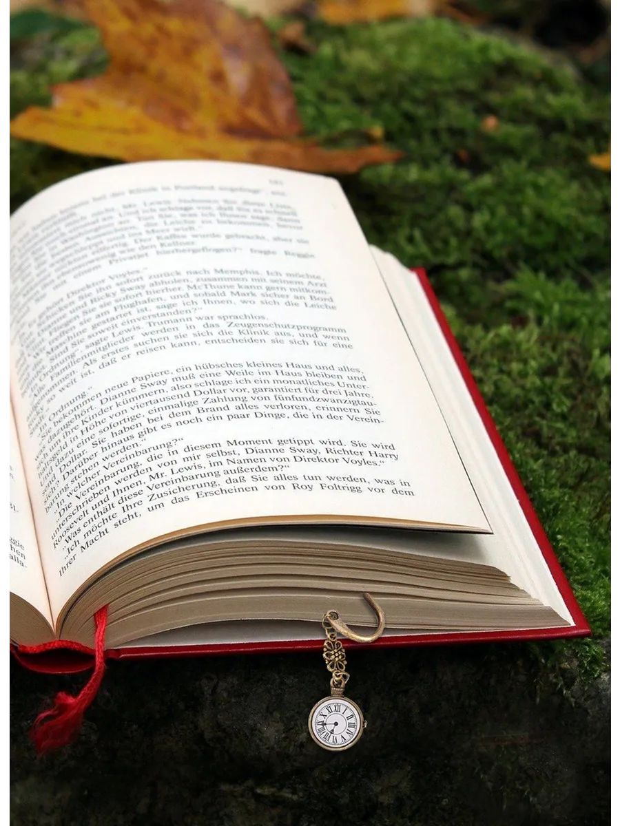 Закладка для книг Гарри Поттер подвеска часы картинка №3