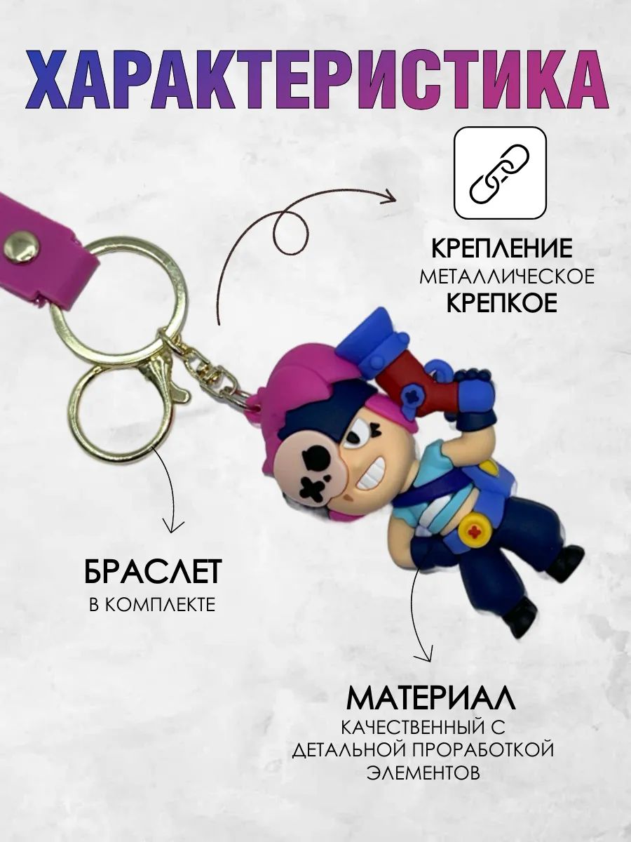Брелок Brawl Stars подвеска Пени для ключей, сумки, телефона картинка №4