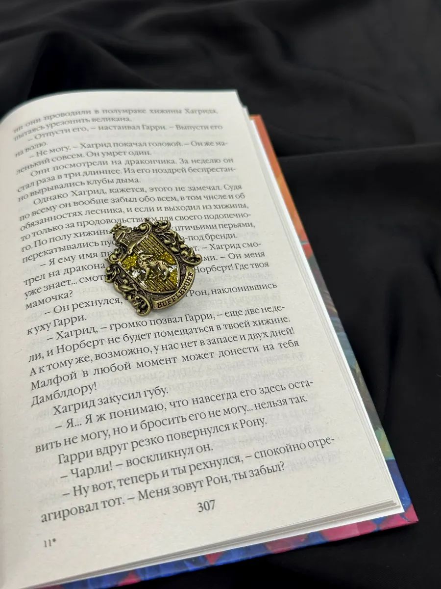 Значок Гарри Поттер металлический на рюкзак картинка №4